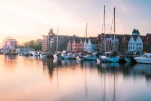 Utdrikningslag på Bryggen i Bergen